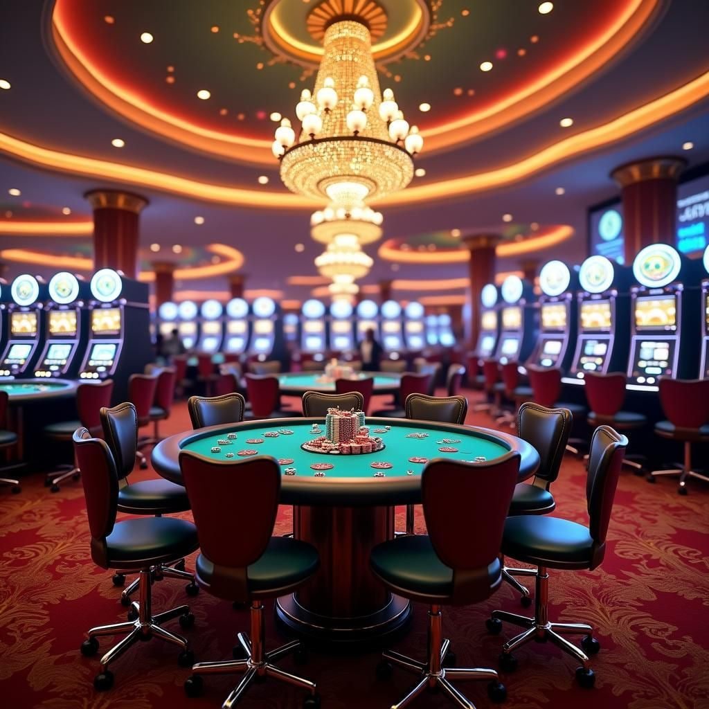 Sports and casino-style section image showing g77 entertainment variety